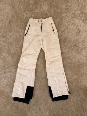 Womens White Fusion Couloir Snow Pants